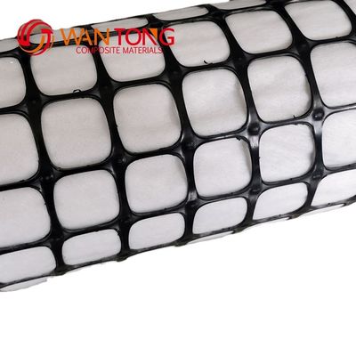 Plastico stradale PP Biassiale Geogrid 40/40kn Geotessile composito non tessuto per rinforzo stradale
