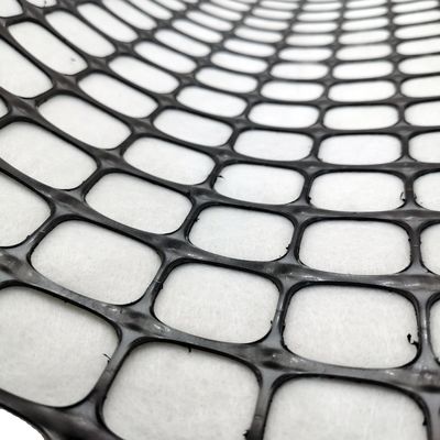 Plastico stradale PP Biassiale Geogrid 40/40kn Geotessile composito non tessuto per rinforzo stradale