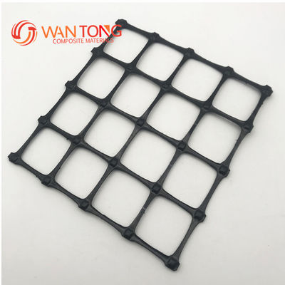 Armatura stradale Non tessuto Geotessile per animali da compagnia Composito PP Plastico 25kn Geogridia biassiale