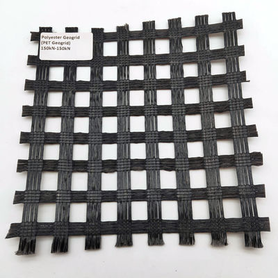 Giallo 50KN Geogrid in fibra di vetro rivestita di bitume per il rinforzo delle strade nel design cinese