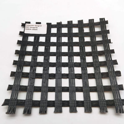 Giallo 50KN Geogrid in fibra di vetro rivestita di bitume per il rinforzo delle strade nel design cinese