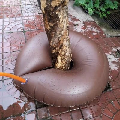 Risparmio d'acqua 15 galloni PVC Bagno d'irrigazione per alberi per l'irrigazione a goccia