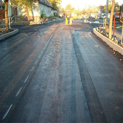 Armatura del pavimento stradale 60kn Geogridia biassiale in fibra di vetro con certificazione ISO standard