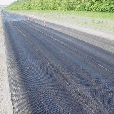 Armatura del pavimento stradale 60kn Geogridia biassiale in fibra di vetro con certificazione ISO standard