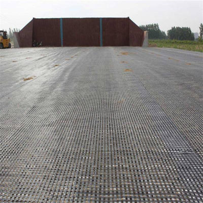 Armatura del pavimento stradale 60kn Geogridia biassiale in fibra di vetro con certificazione ISO standard