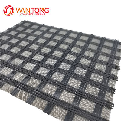 Parete di sostegno del suolo rinforzato in geogrid in fibra di vetro standard ISO per l'installazione in loco