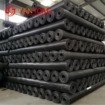 1-6m Larghezza 30kn Plastica PP Biassiale Geogrid Geotextile composito per la costruzione stradale