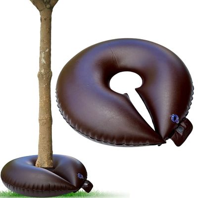 15 galloni di rilascio lento risparmio di acqua PVC marrone anello d'irrigazione per alberi per piante e arbusti