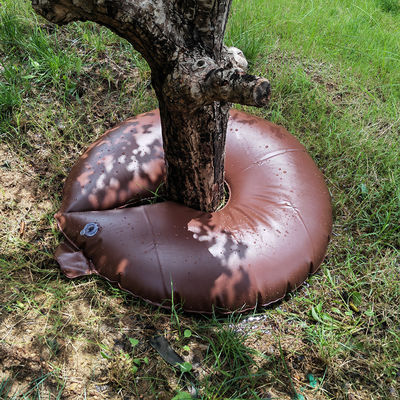 15 galloni di rilascio lento risparmio di acqua PVC marrone anello d'irrigazione per alberi per piante e arbusti