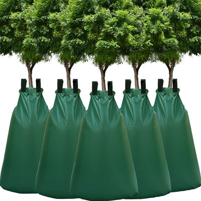 Bagno verde da 20 galloni per l'irrigazione degli alberi all'aperto Sistema automatico di irrigazione a lento rilascio Risparmia acqua