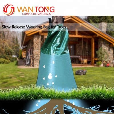 20 galloni di sacchetto per l'irrigazione degli alberi a rilascio lento in materiale PVC resistente con cerniera